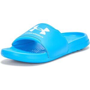 👑Men Slide Sandals Blue Slip-on Classic Comfort Streetwear Open-Toe Shoes